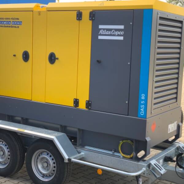 Generace elektrocentrál QAS5 Atlas Copco