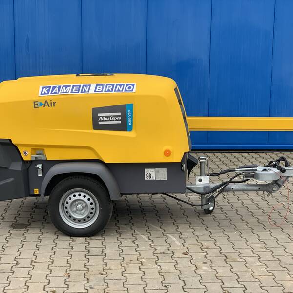 E-AIR mobilní elektrický kompresor H250VSD Atlas Copco