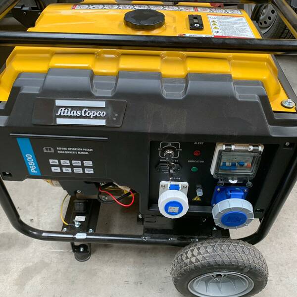 Zánovní elektrocentrála P6500 Atlas Copco